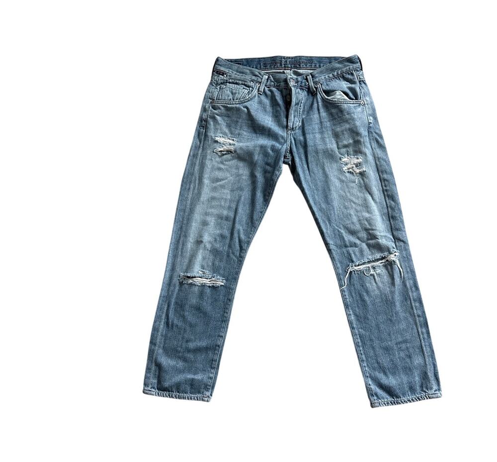 Citizens of Humanity Jerome Dahan Jeans W32 Distressed 100% Cotton Made in USA
